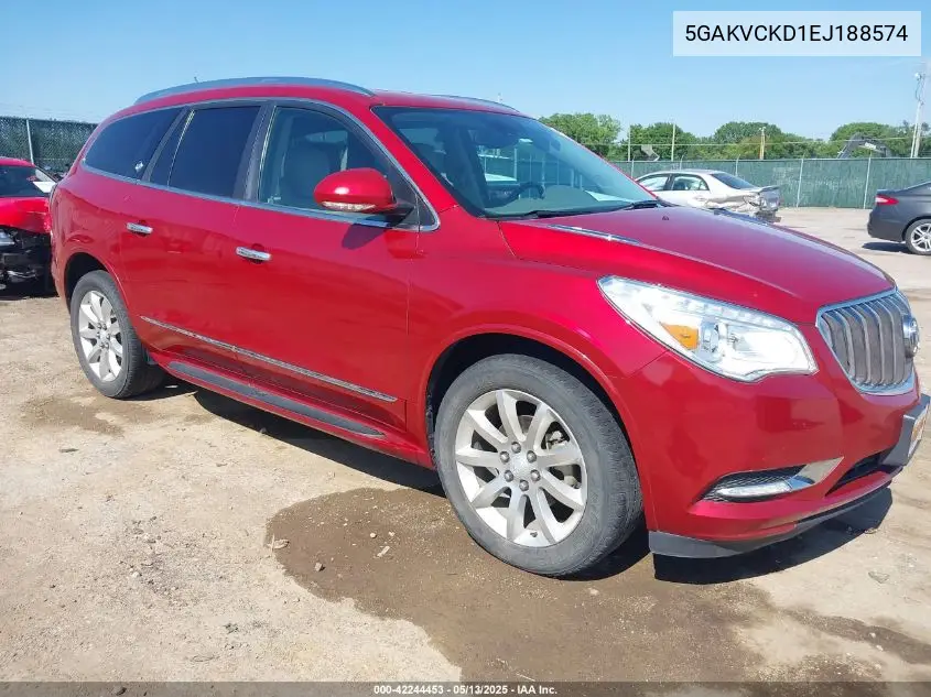 2014 Buick Enclave Premium VIN: 5GAKVCKD1EJ188574 Lot: 42244453