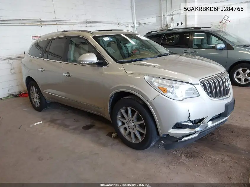 2015 Buick Enclave Leather VIN: 5GAKRBKD6FJ284765 Lot: 42625182