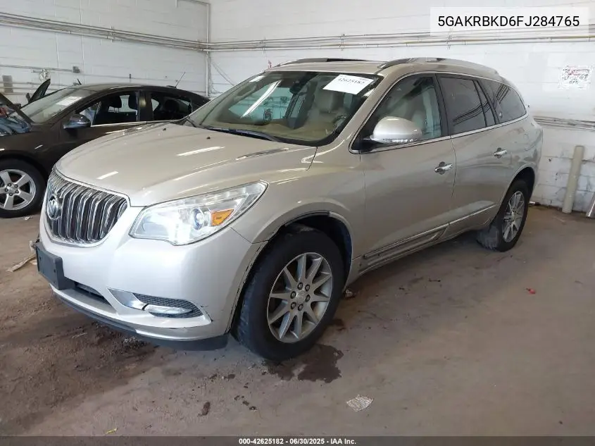 2015 Buick Enclave Leather VIN: 5GAKRBKD6FJ284765 Lot: 42625182