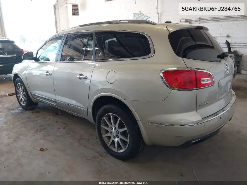 2015 Buick Enclave Leather VIN: 5GAKRBKD6FJ284765 Lot: 42625182