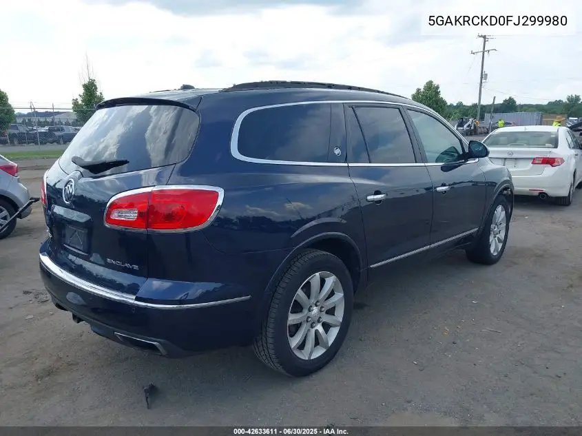 2015 Buick Enclave Premium VIN: 5GAKRCKD0FJ299980 Lot: 42633611