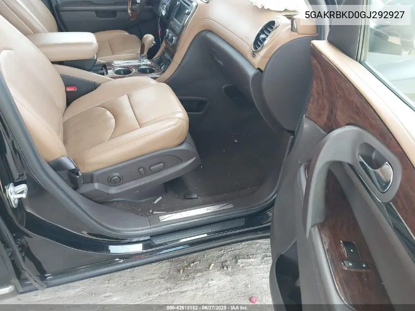 2016 Buick Enclave Leather VIN: 5GAKRBKD0GJ292927 Lot: 42618152