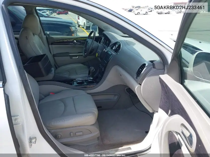 2017 Buick Enclave Leather VIN: 5GAKRBKD2HJ233461 Lot: 42237768