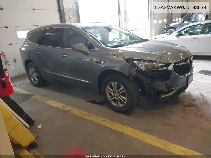 2018 Buick Enclave Essence VIN: 5GAEVAKW0JJ183038 Lot: 41979013
