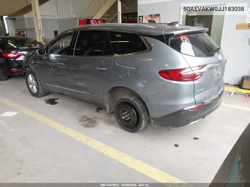2018 Buick Enclave Essence VIN: 5GAEVAKW0JJ183038 Lot: 41979013