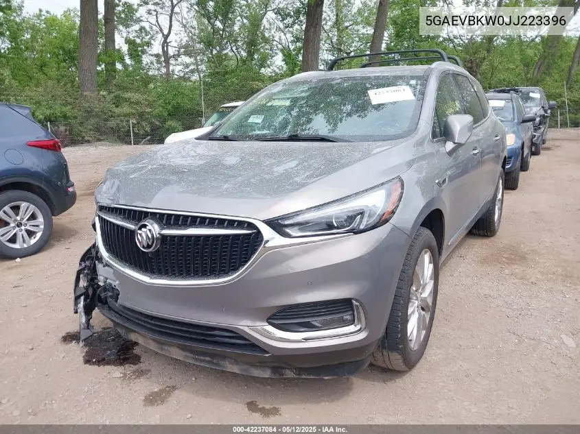 2018 Buick Enclave Premium VIN: 5GAEVBKW0JJ223396 Lot: 42237084