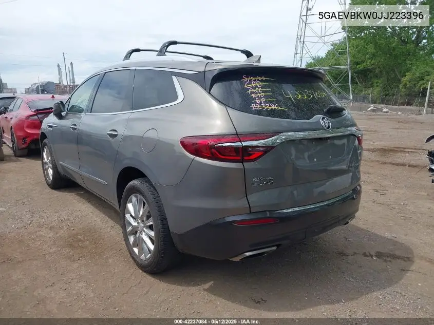 2018 Buick Enclave Premium VIN: 5GAEVBKW0JJ223396 Lot: 42237084