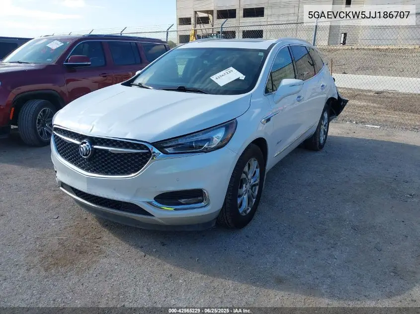 2018 Buick Enclave Avenir VIN: 5GAEVCKW5JJ186707 Lot: 42565229