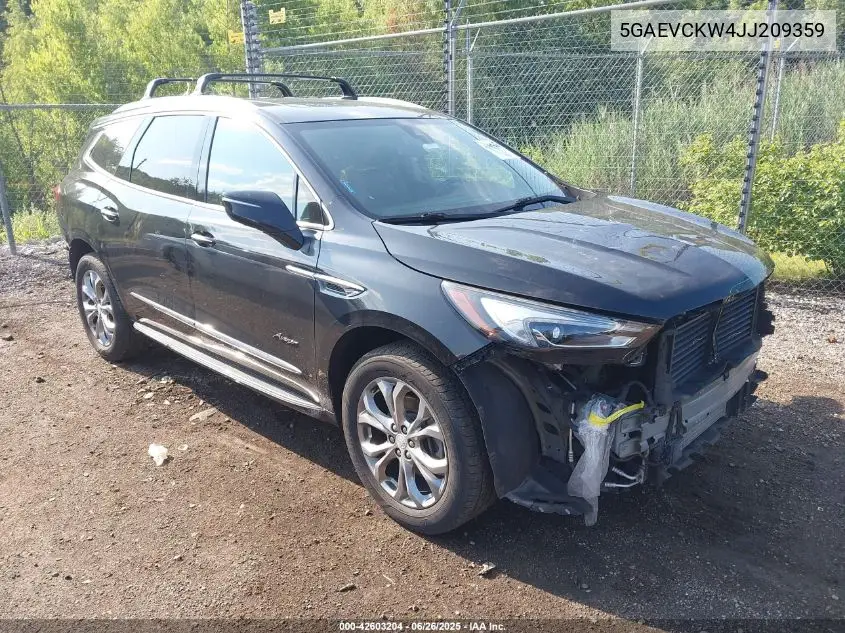 2018 Buick Enclave Avenir VIN: 5GAEVCKW4JJ209359 Lot: 42603204