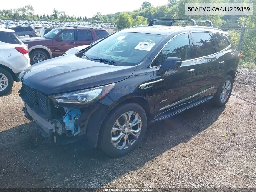 2018 Buick Enclave Avenir VIN: 5GAEVCKW4JJ209359 Lot: 42603204