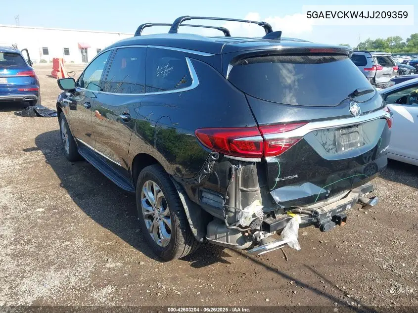 2018 Buick Enclave Avenir VIN: 5GAEVCKW4JJ209359 Lot: 42603204
