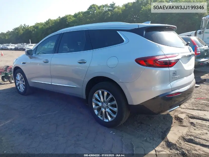 2018 Buick Enclave Essence VIN: 5GAEVAKW3JJ199346 Lot: 42654220