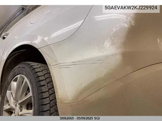 2019 Buick Enclave Essence VIN: 5GAEVAKW2KJ229924 Lot: 30062669