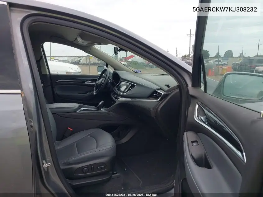 2019 Buick Enclave Fwd Premium VIN: 5GAERCKW7KJ308232 Lot: 42523231