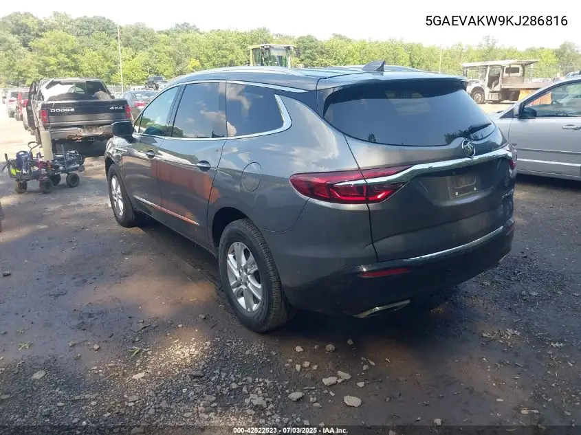 2019 Buick Enclave Awd Essence VIN: 5GAEVAKW9KJ286816 Lot: 42622523