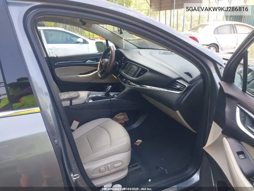 2019 Buick Enclave Awd Essence VIN: 5GAEVAKW9KJ286816 Lot: 42622523