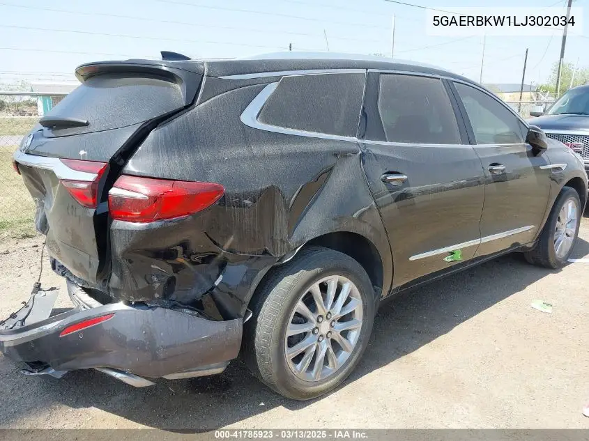 2020 Buick Enclave Fwd Essence VIN: 5GAERBKW1LJ302034 Lot: 41785923