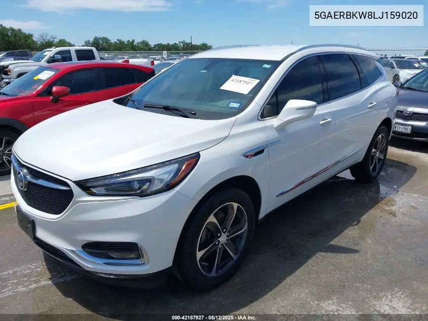2020 Buick Enclave Fwd Essence VIN: 5GAERBKW8LJ159020 Lot: 42187927