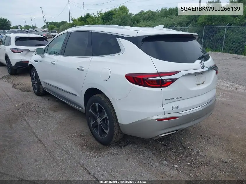 2020 Buick Enclave Fwd Essence VIN: 5GAERBKW9LJ266139 Lot: 42607324