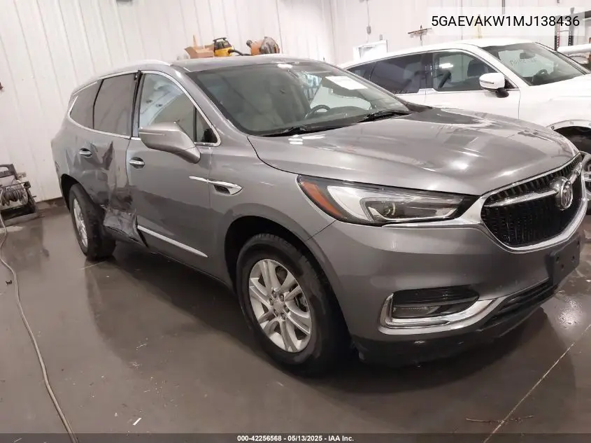 2021 Buick Enclave Awd Essence VIN: 5GAEVAKW1MJ138436 Lot: 42256568