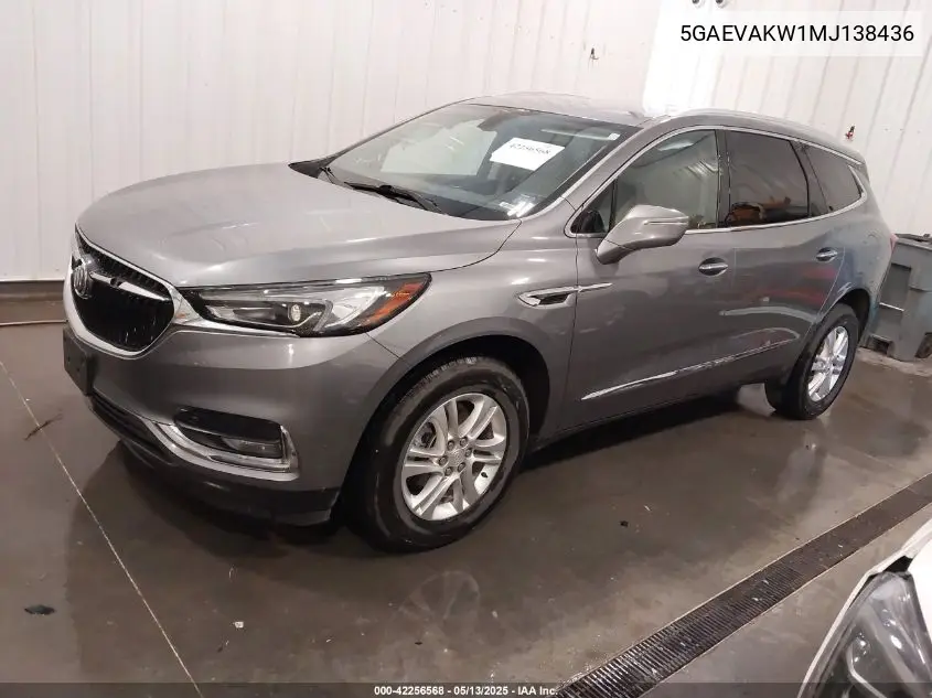 2021 Buick Enclave Awd Essence VIN: 5GAEVAKW1MJ138436 Lot: 42256568