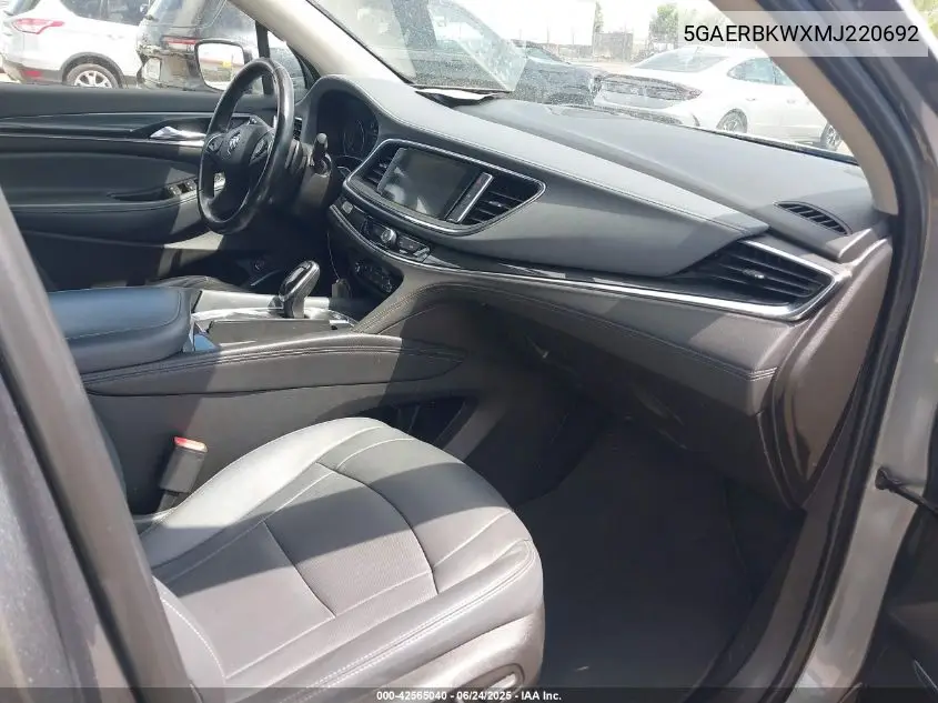 2021 Buick Enclave Fwd Essence VIN: 5GAERBKWXMJ220692 Lot: 42565040