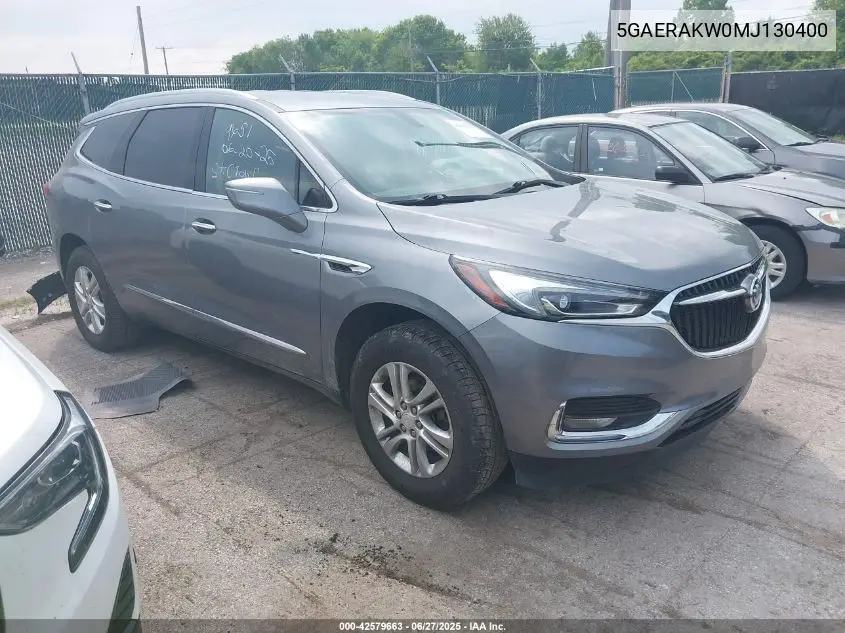 2021 Buick Enclave Fwd Preferred VIN: 5GAERAKW0MJ130400 Lot: 42579663