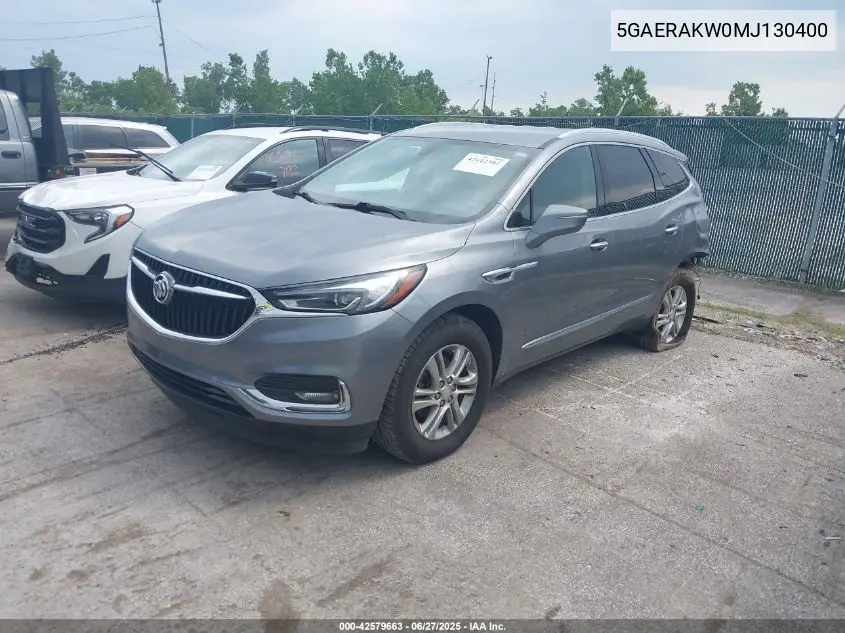 2021 Buick Enclave Fwd Preferred VIN: 5GAERAKW0MJ130400 Lot: 42579663