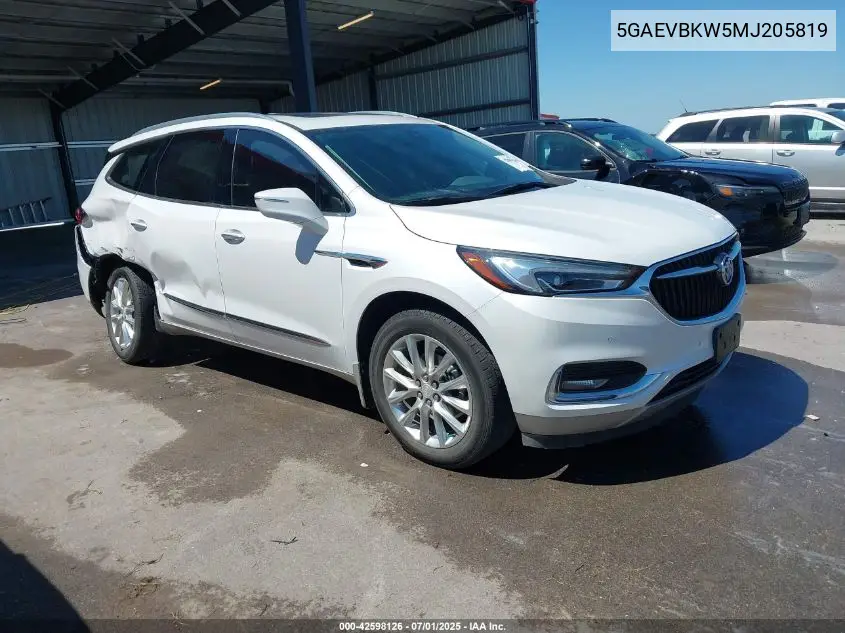 2021 Buick Enclave Premium VIN: 5GAEVBKW5MJ205819 Lot: 42598126