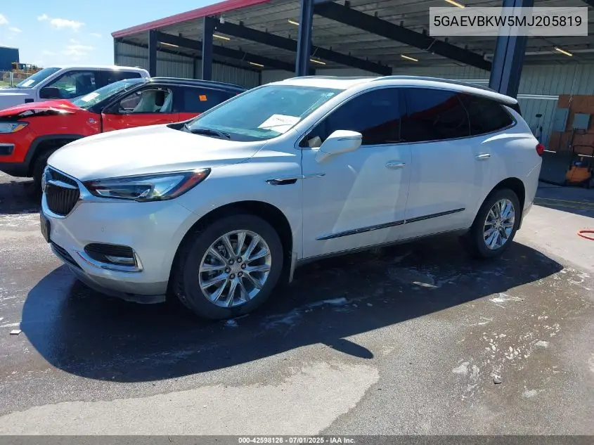 2021 Buick Enclave Premium VIN: 5GAEVBKW5MJ205819 Lot: 42598126