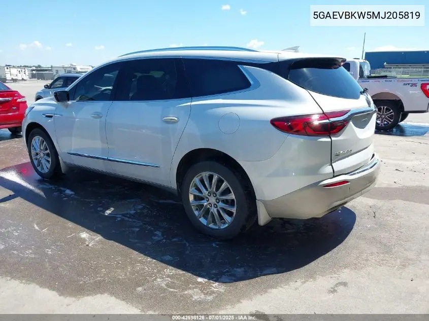 2021 Buick Enclave Premium VIN: 5GAEVBKW5MJ205819 Lot: 42598126