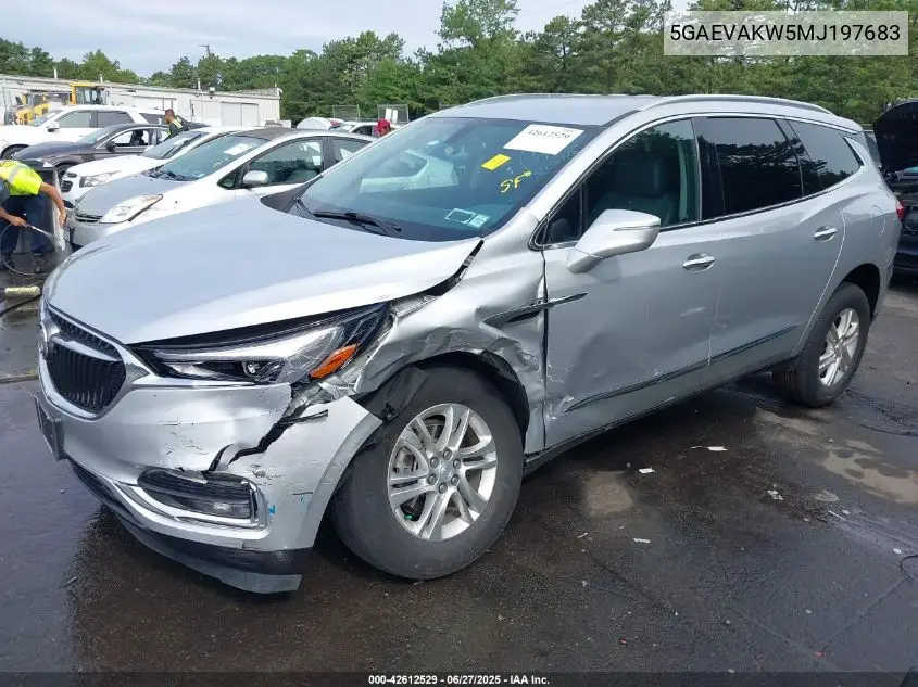 2021 Buick Enclave Awd Essence VIN: 5GAEVAKW5MJ197683 Lot: 42612529
