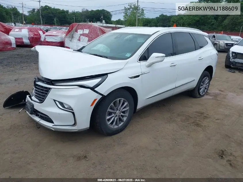 2022 Buick Enclave Fwd Essence VIN: 5GAERBKW9NJ188609 Lot: 42600623