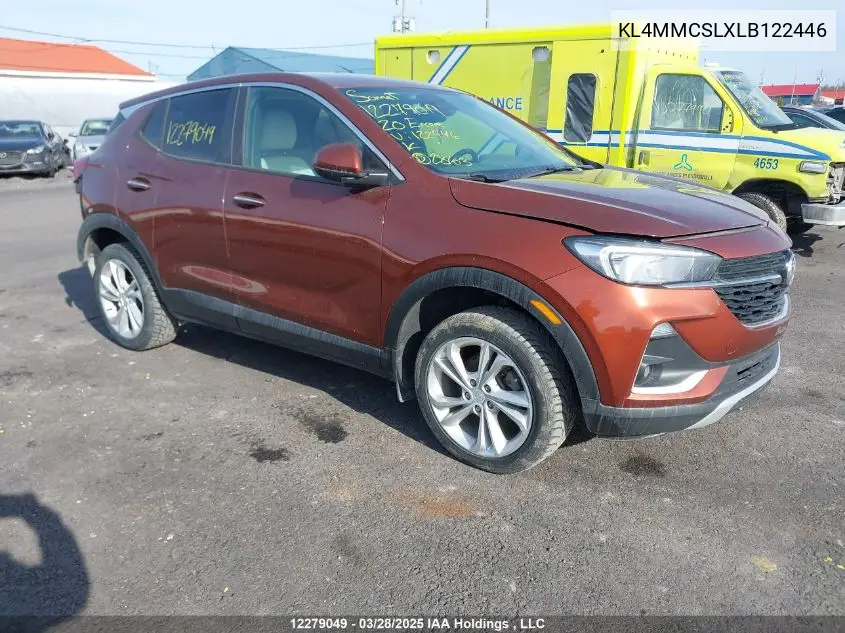 2020 Buick Encore Gx Awd Preferred VIN: KL4MMCSLXLB122446 Lot: 12279049
