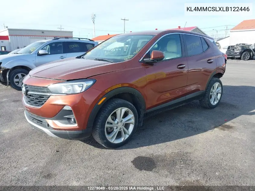 2020 Buick Encore Gx Awd Preferred VIN: KL4MMCSLXLB122446 Lot: 12279049