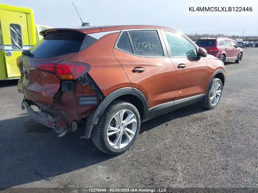 2020 Buick Encore Gx Awd Preferred VIN: KL4MMCSLXLB122446 Lot: 12279049