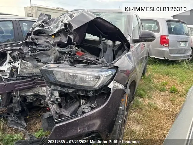 2020 Buick Encore Gx Select VIN: KL4MMESL0LB126310 Lot: 20212365