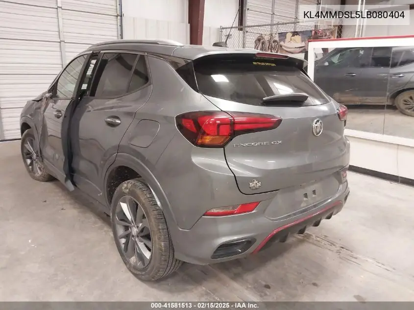 2020 Buick Encore Gx Fwd Select VIN: KL4MMDSL5LB080404 Lot: 41581513