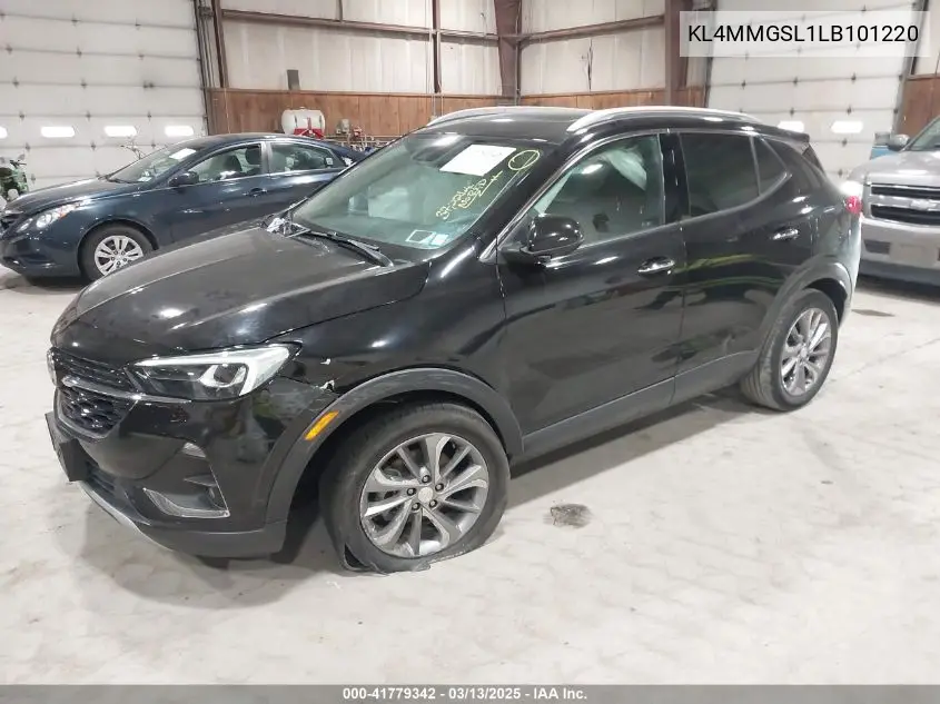 2020 Buick Encore Gx Awd Essence VIN: KL4MMGSL1LB101220 Lot: 41779342