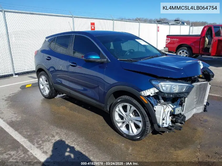 2020 Buick Encore Gx Awd Preferred VIN: KL4MMCSL4LB064754 Lot: 41829578
