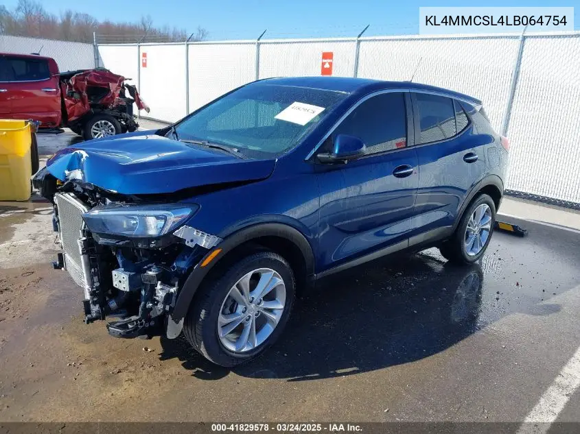 2020 Buick Encore Gx Awd Preferred VIN: KL4MMCSL4LB064754 Lot: 41829578