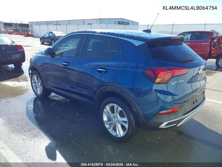 2020 Buick Encore Gx Awd Preferred VIN: KL4MMCSL4LB064754 Lot: 41829578