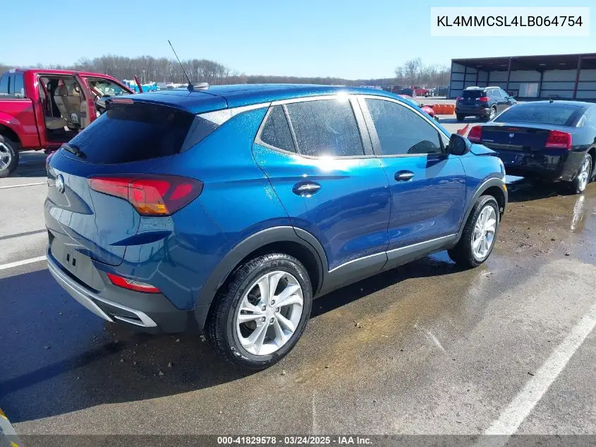 2020 Buick Encore Gx Awd Preferred VIN: KL4MMCSL4LB064754 Lot: 41829578