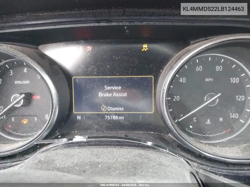 2020 Buick Encore Gx Fwd Select VIN: KL4MMDS22LB124463 Lot: 41990743