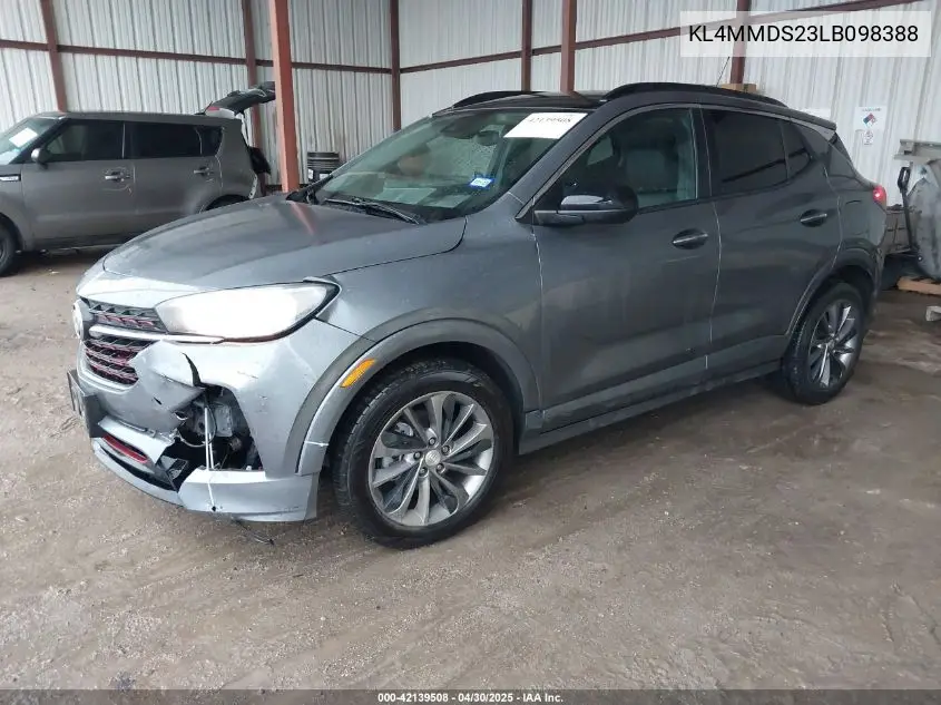 2020 Buick Encore Gx Fwd Select VIN: KL4MMDS23LB098388 Lot: 42139508