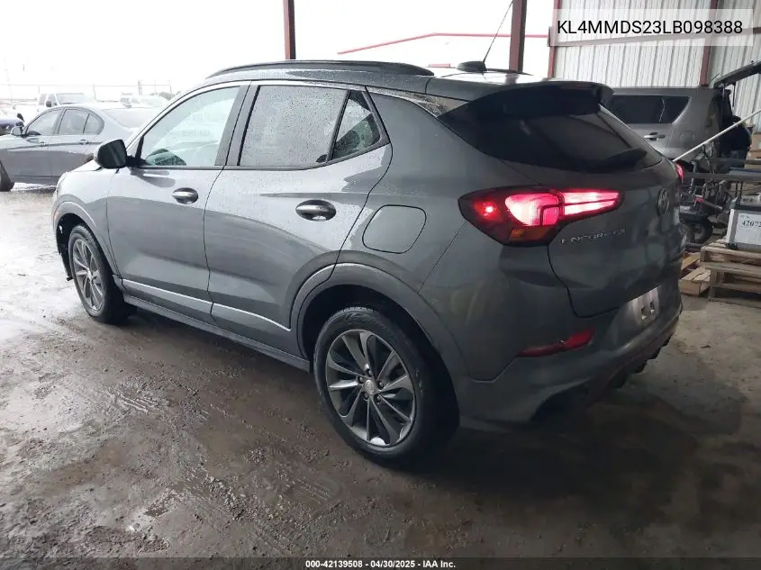 2020 Buick Encore Gx Fwd Select VIN: KL4MMDS23LB098388 Lot: 42139508