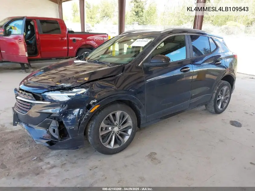 2020 Buick Encore Gx Awd Select VIN: KL4MMESL4LB109543 Lot: 42153269