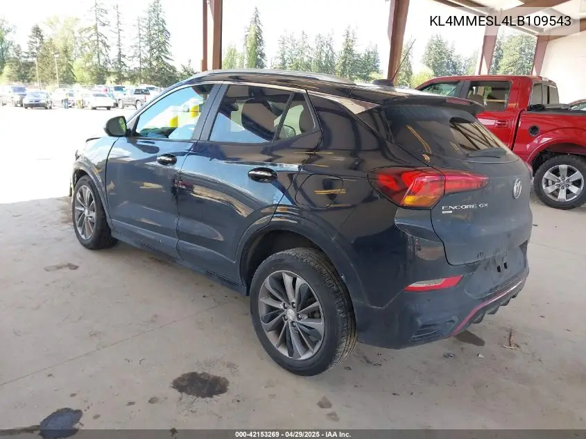 2020 Buick Encore Gx Awd Select VIN: KL4MMESL4LB109543 Lot: 42153269
