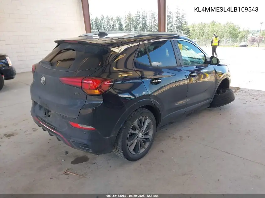 2020 Buick Encore Gx Awd Select VIN: KL4MMESL4LB109543 Lot: 42153269