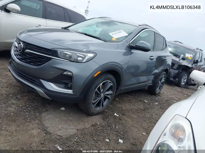 2020 Buick Encore Gx Fwd Select VIN: KL4MMDSLXLB106348 Lot: 42161000